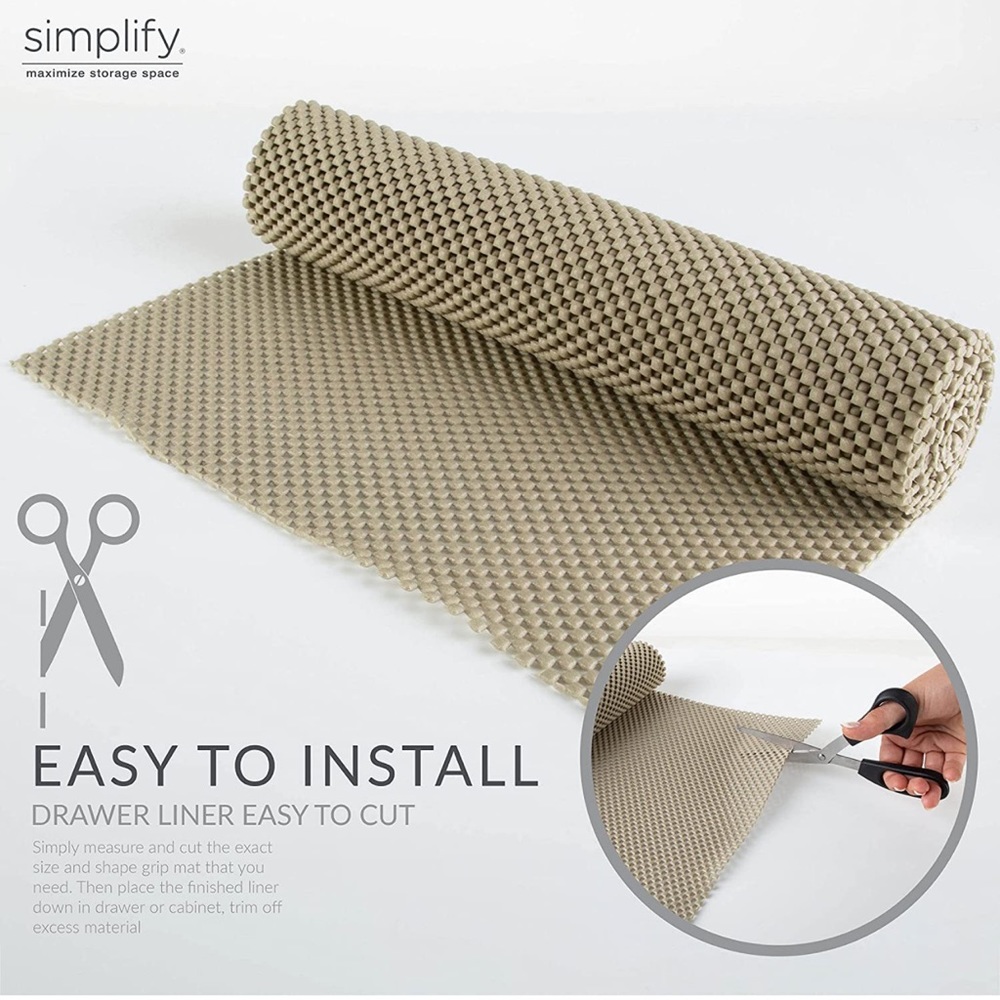 bew Simplify beige grip shelf liner - Picture 7 of 7